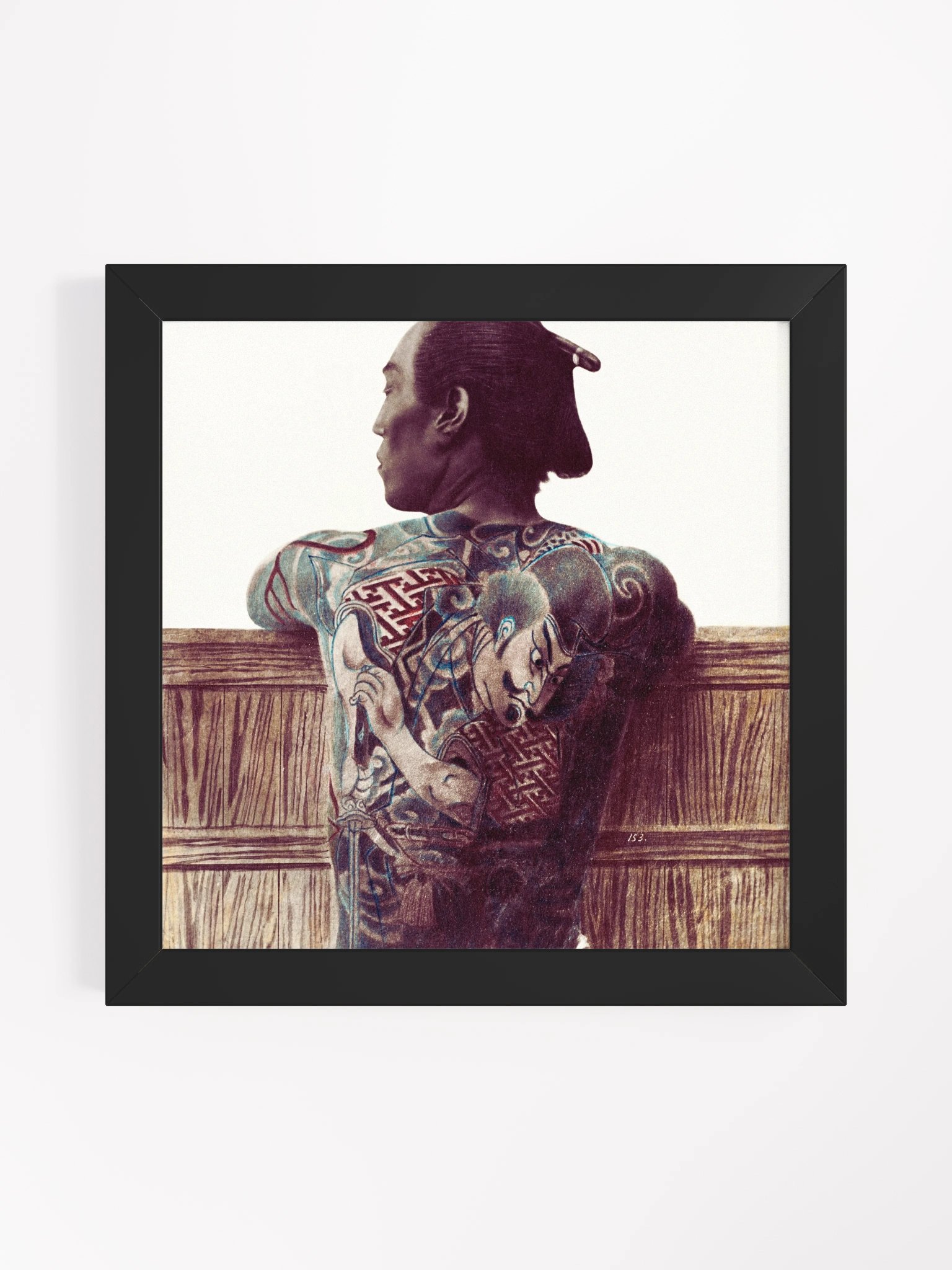 Tattooed Man, late 19th century – Photo by Kusakabe Kimbei Matte Poster product image (1)