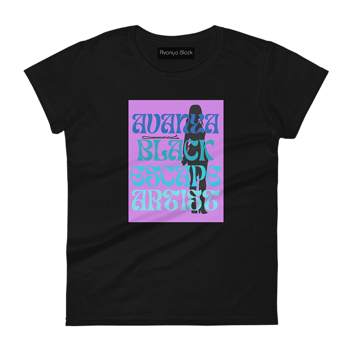 Avanya Black Escape Artist Women's T-shirt product image (1)
