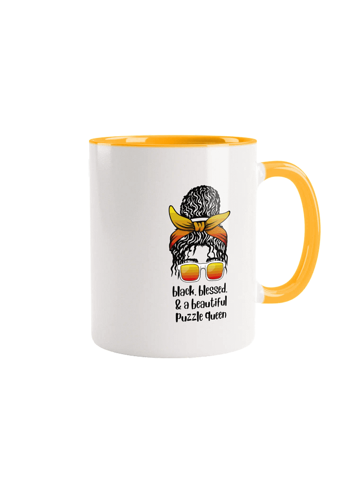 Black, Blessed, & a Beautiful Puzzle Queen Coffee Mug product image (1)