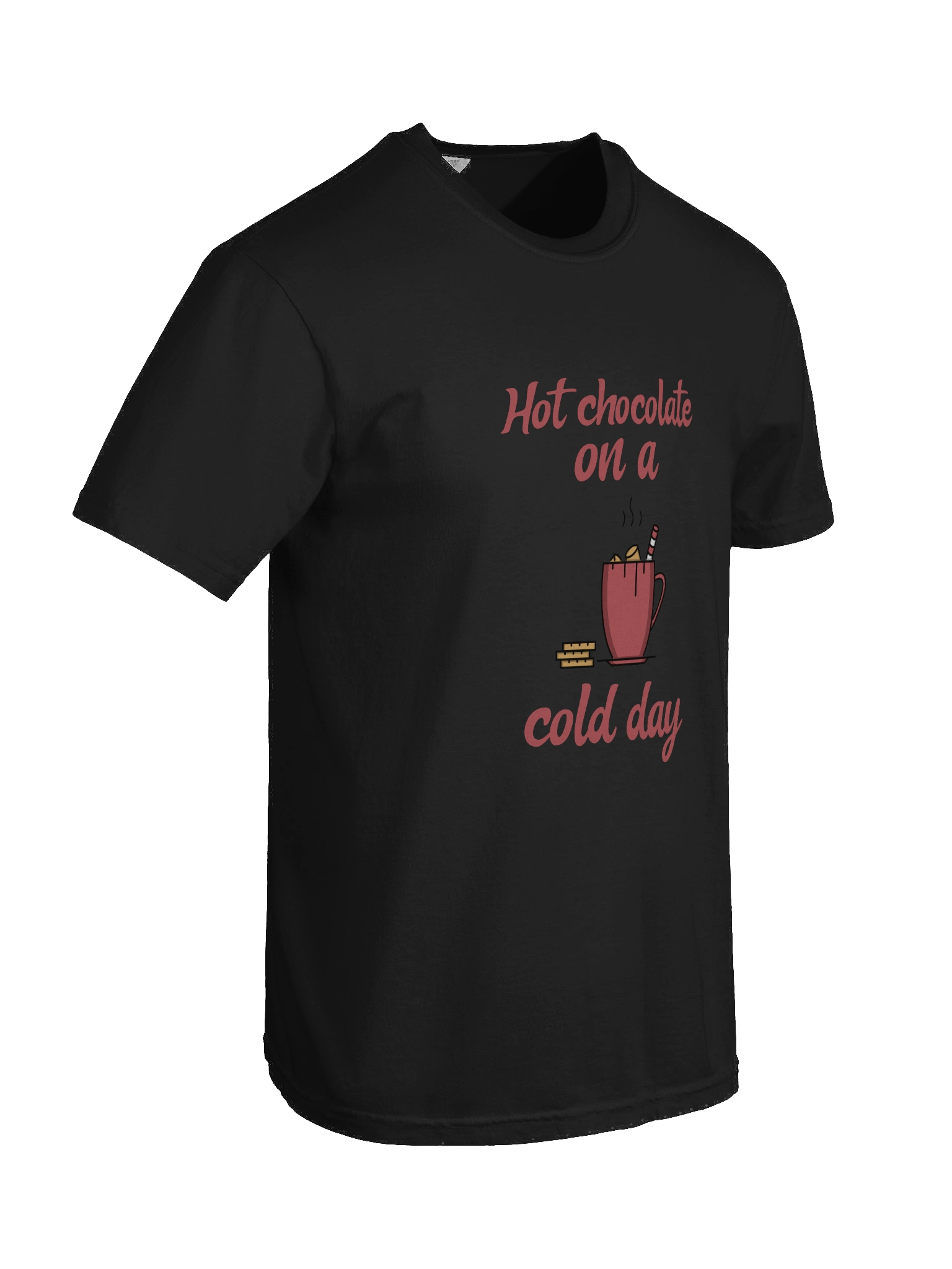 Hot Chocolate on a Cold Day T-Shirt – Cozy Winter Holiday Tee, Christmas Hot Cocoa Shirt product image (99)