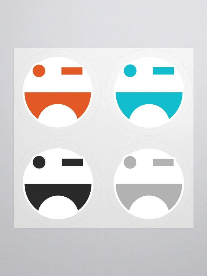 4 Happy Kosii Faces Stickers product image (1)