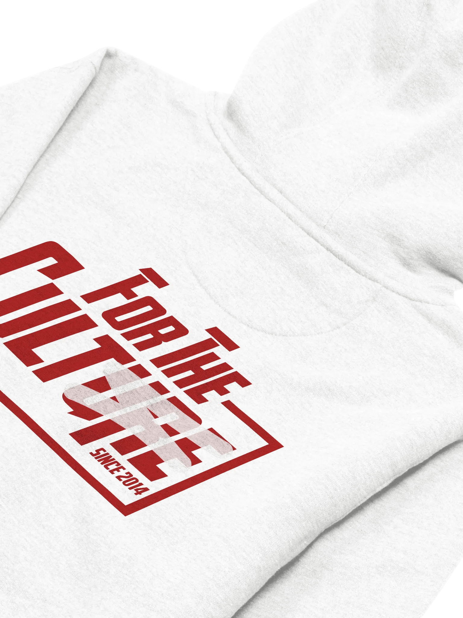 For the Culture Red / White Hoodie product image (4)