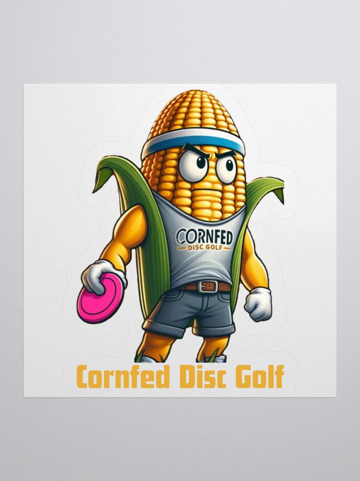 Cornfed Disc Golf Sticker 3" product image (1)