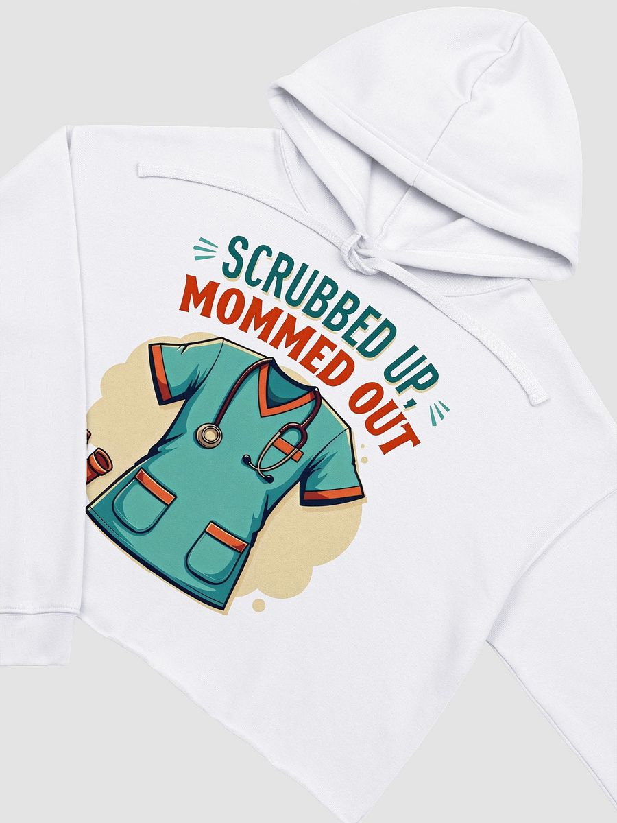 Mom med Out, Scrubbbed up Crop Hoodie product image (22)