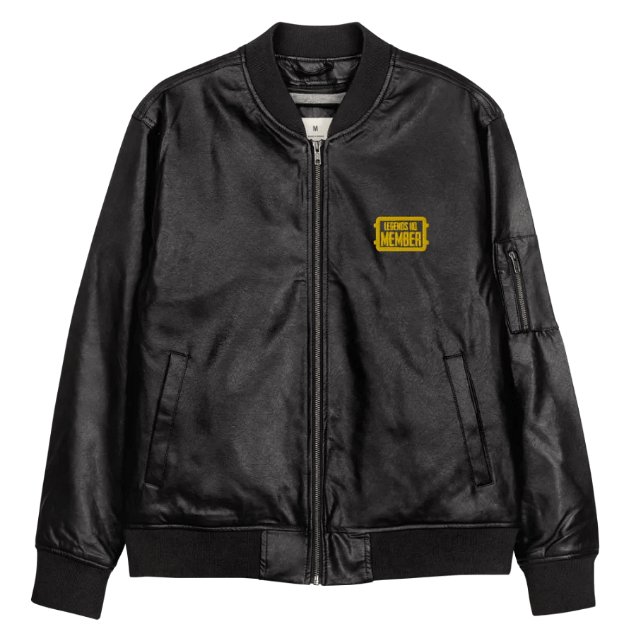 THE LEGENDS HQ MEMBER FAUX LEATHER JACKET product image (9)