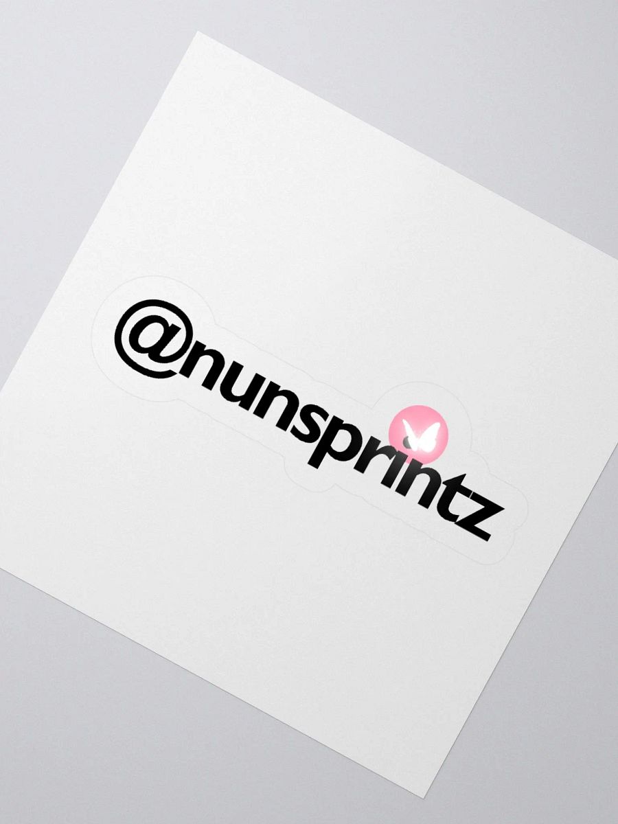 KissCut @nunsprintz Logotype Sticker product image (2)