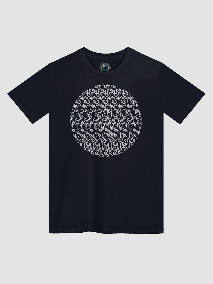 I LOVE OPTICAL ILLUSIONS T-SHIRT UNISEX WHITE TEXT product image (1)