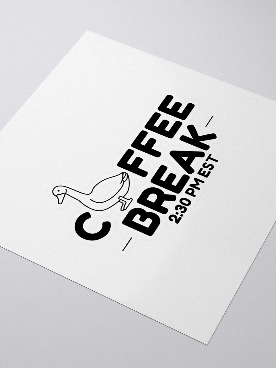 Coffee Break Sticker with Some Sticky Residue product image (1)