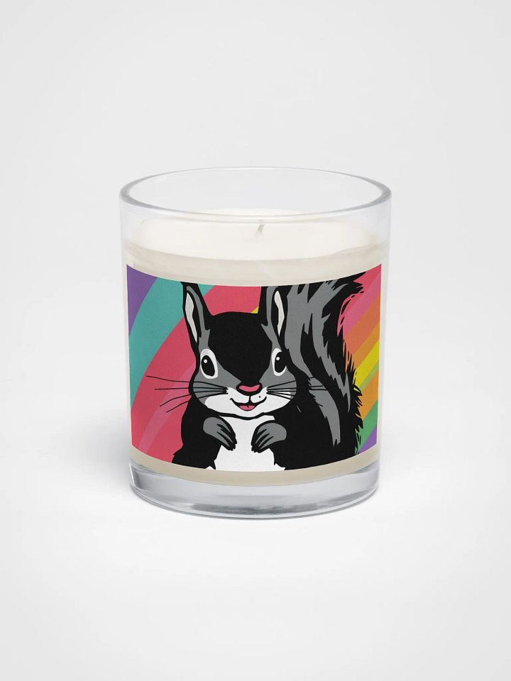 Rainbow Squirrel Soy Wax Candle product image (1)