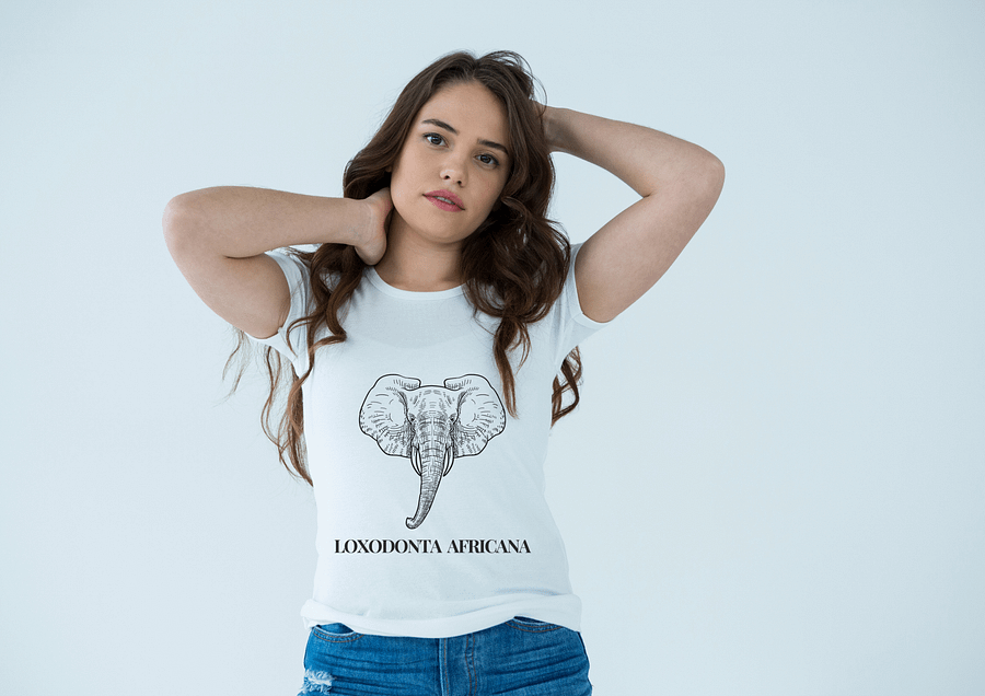 African Elephant Silhouette Tee product image (19)