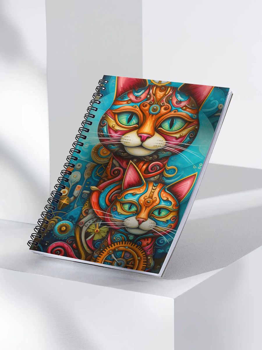 Steampunk Cats Spiral Notebook product image (3)