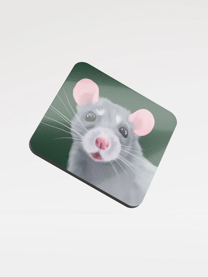blue girl rat coaster product image (1)