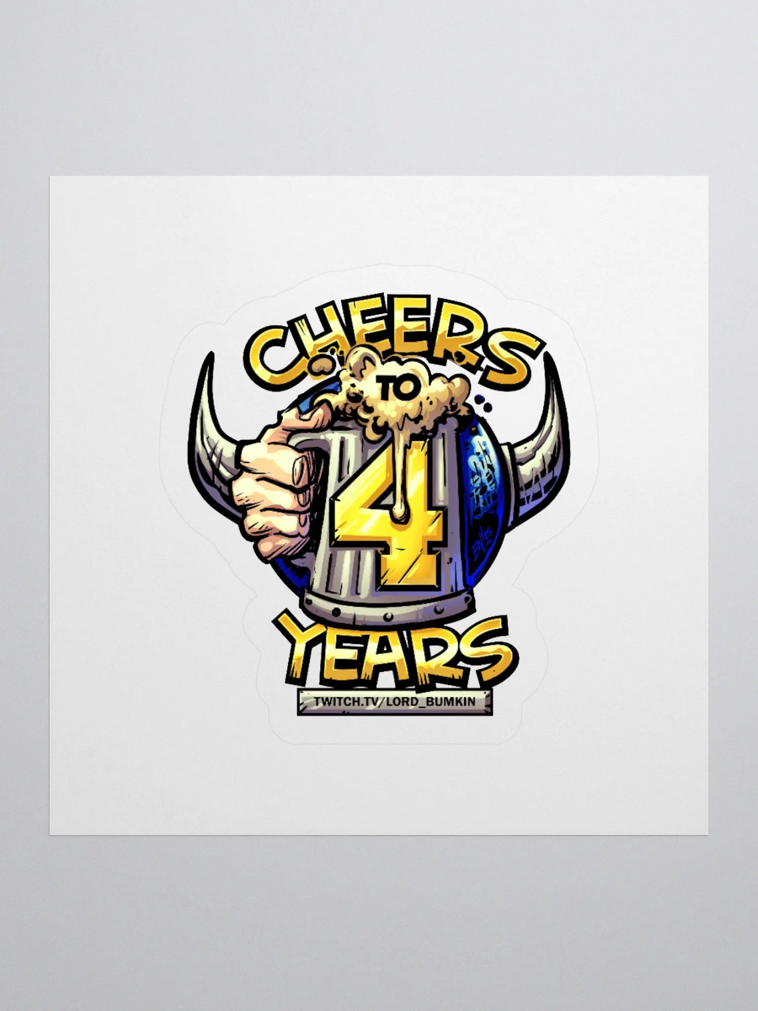 4 year affiliation sticker product image (4)