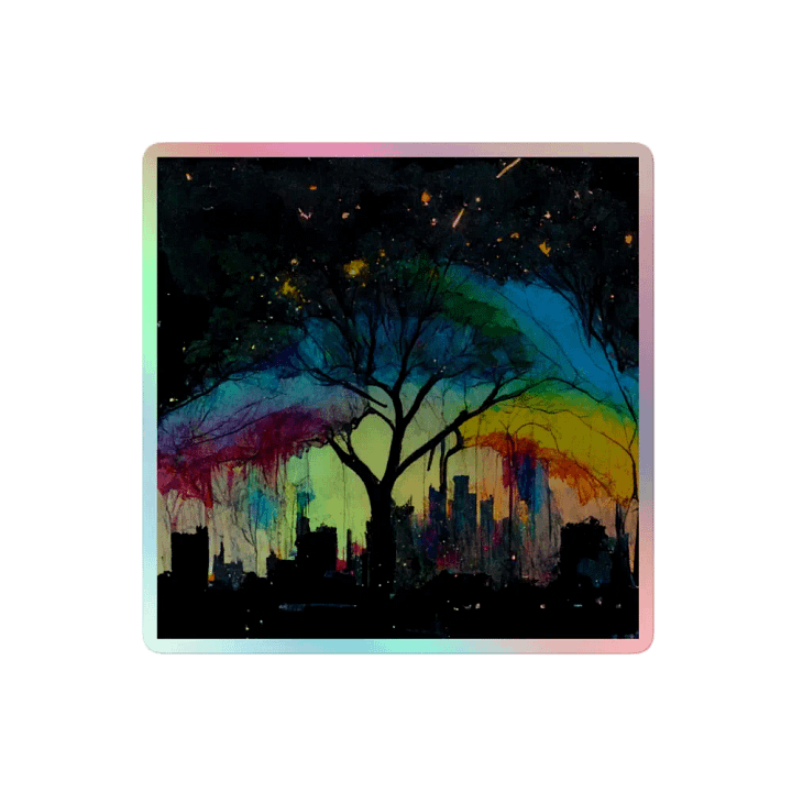 Urban Arboreal Dreams Holographic Sticker Set product image (2)