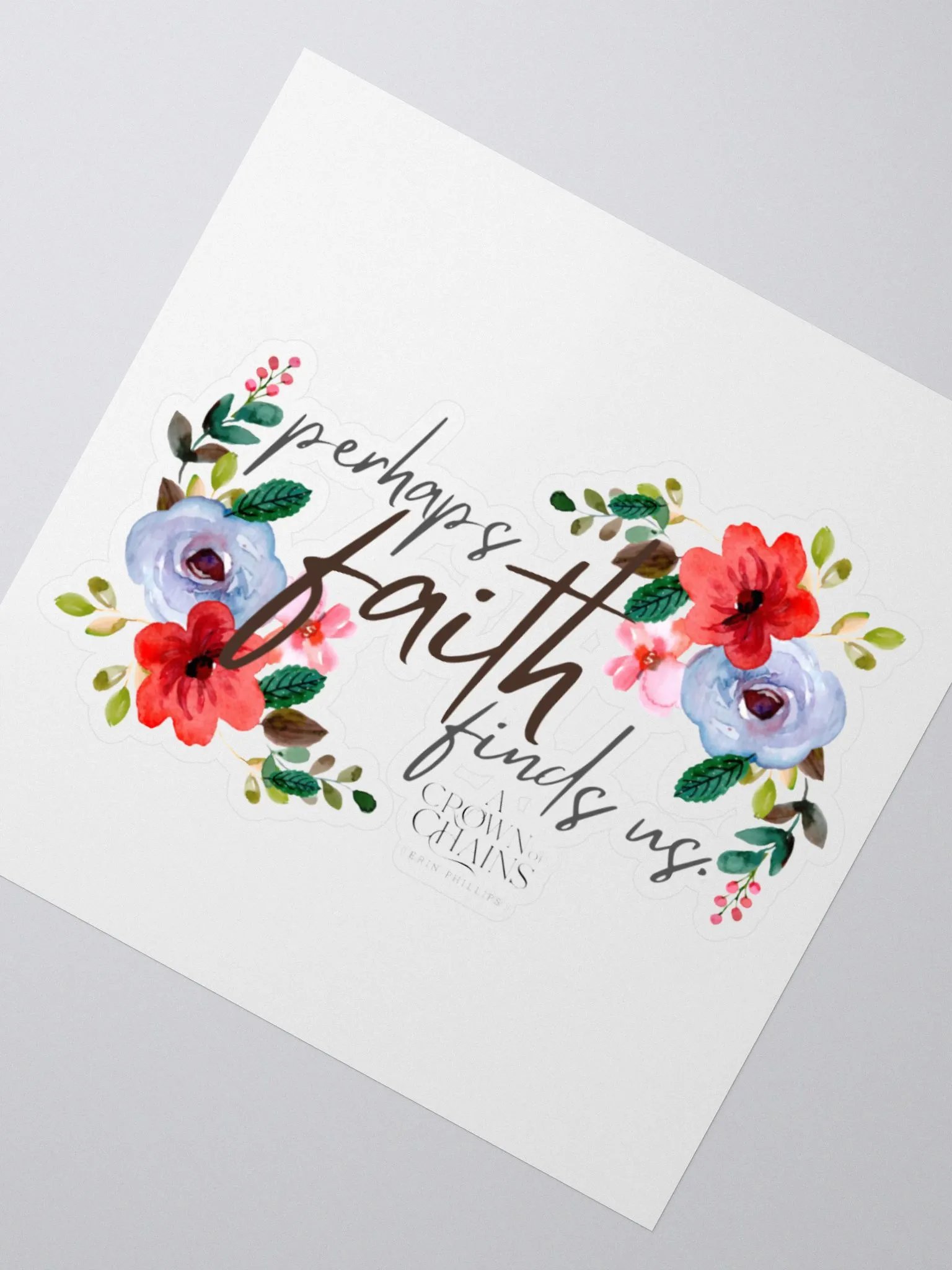 Faith Sticker (A Crown of Chains) product image (2)