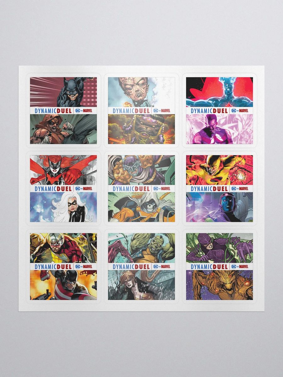 Dynamic Duel Episode Cover Stickers - Series 13 product image (1)