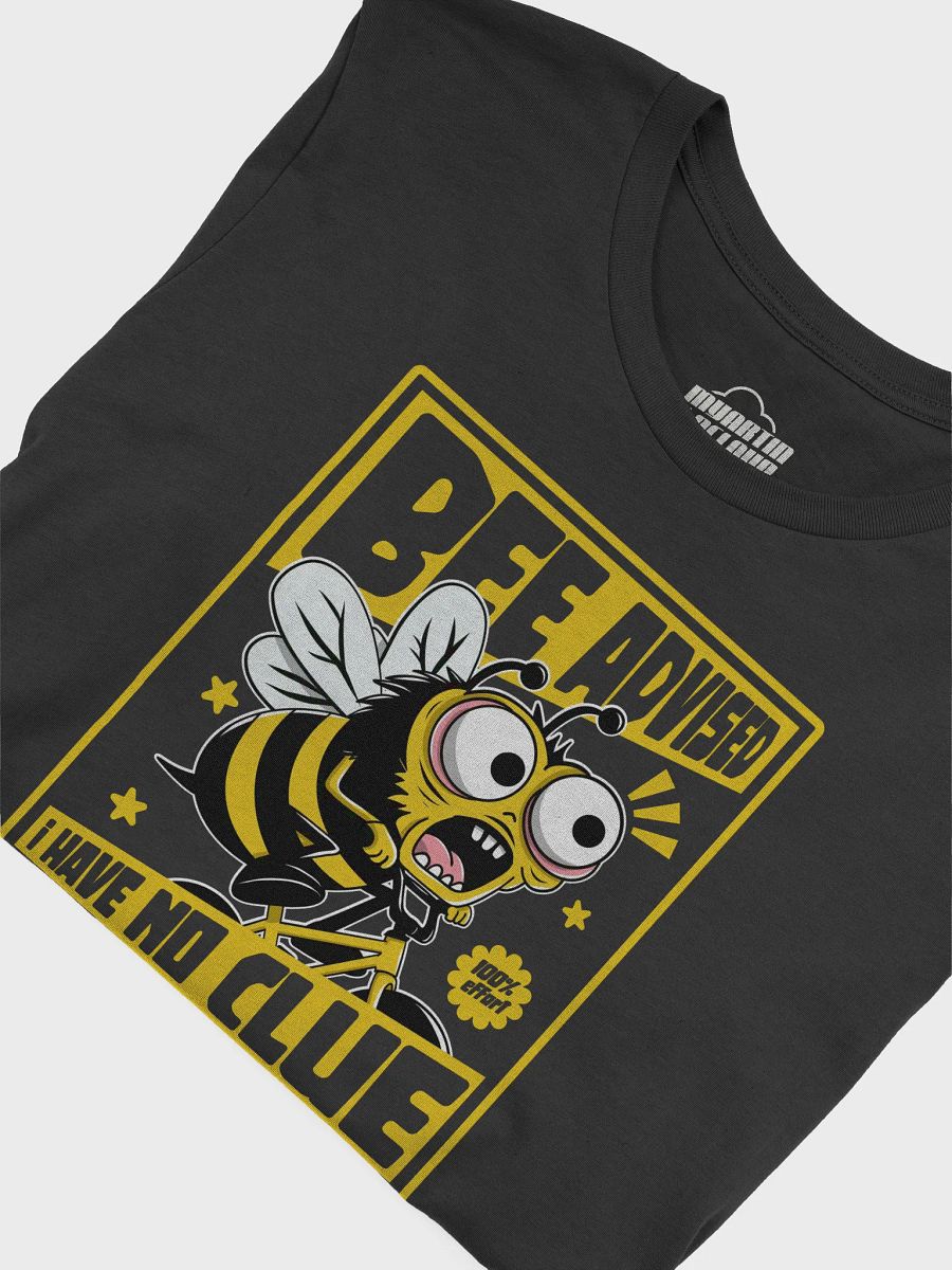 Funny Bee Cycling T-Shirt – “Bee Advised: I Have No Clue What I’m Doing” | Hilarious Bike Riding Insect Shirt for Cyclists & Pun Lovers product image (25)