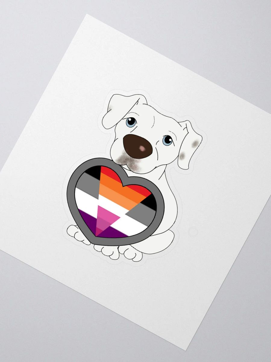 Pride Pup Abby: Lesbian/Ace Pride product image (2)