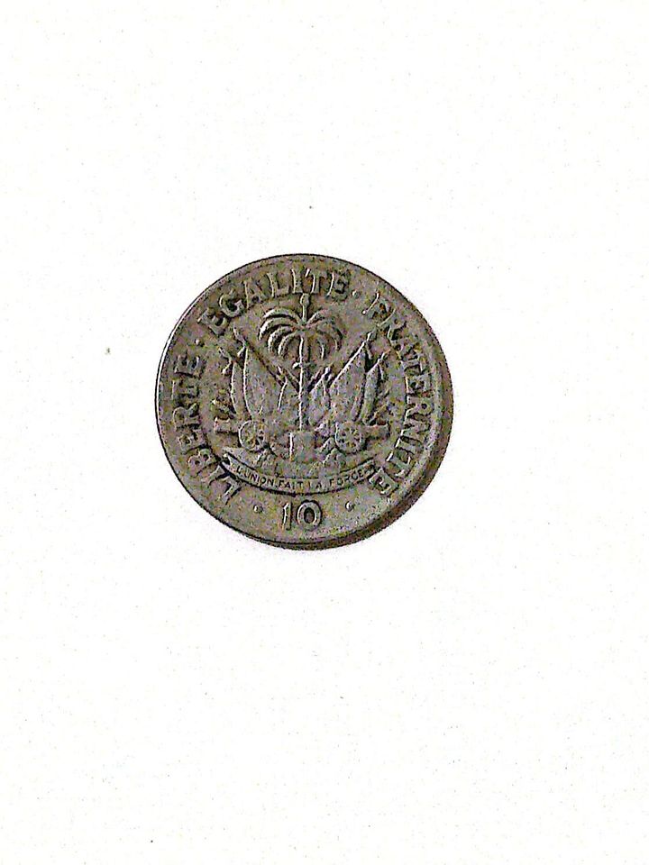 10 cent Haitian Gourde coin - François Duvalier (1958) product image (2)