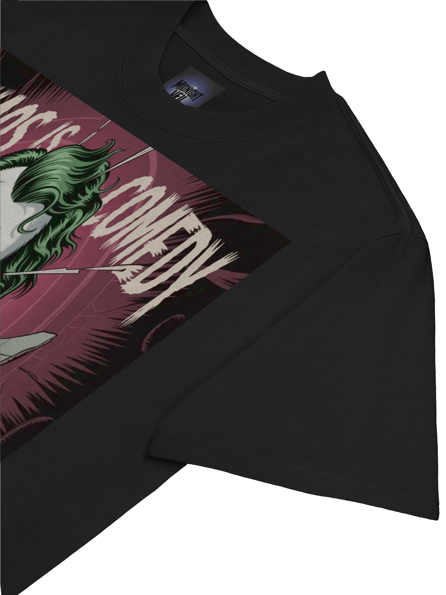 Joker 'Chaos is Comedy' Oversized Faded T-Shirt product image (7)
