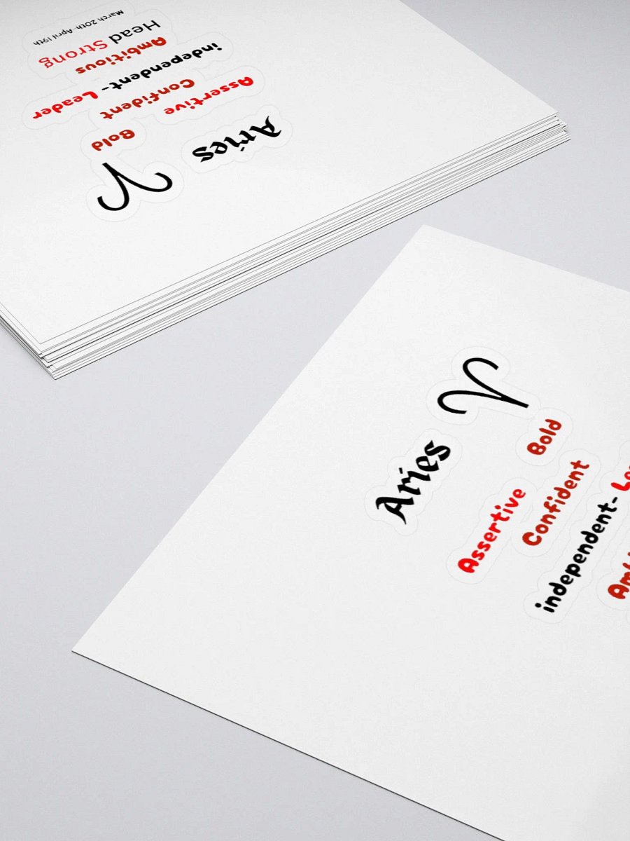 Aries Stickers product image (12)