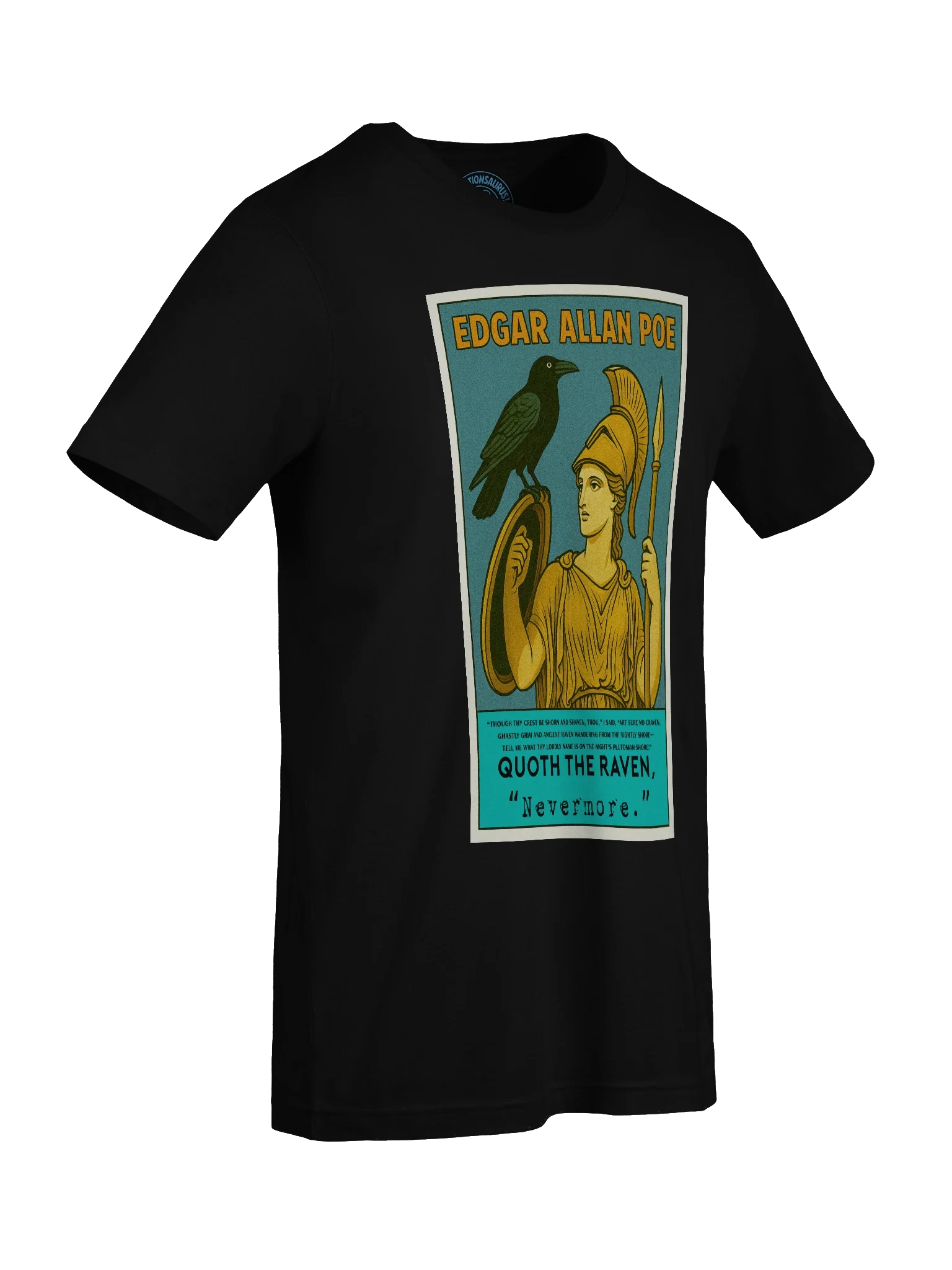 Edgar Allan Poe "The Raven" Athena Statue 1950's Retro Concert Tee Fit Unisex T-Shirt product image (9)