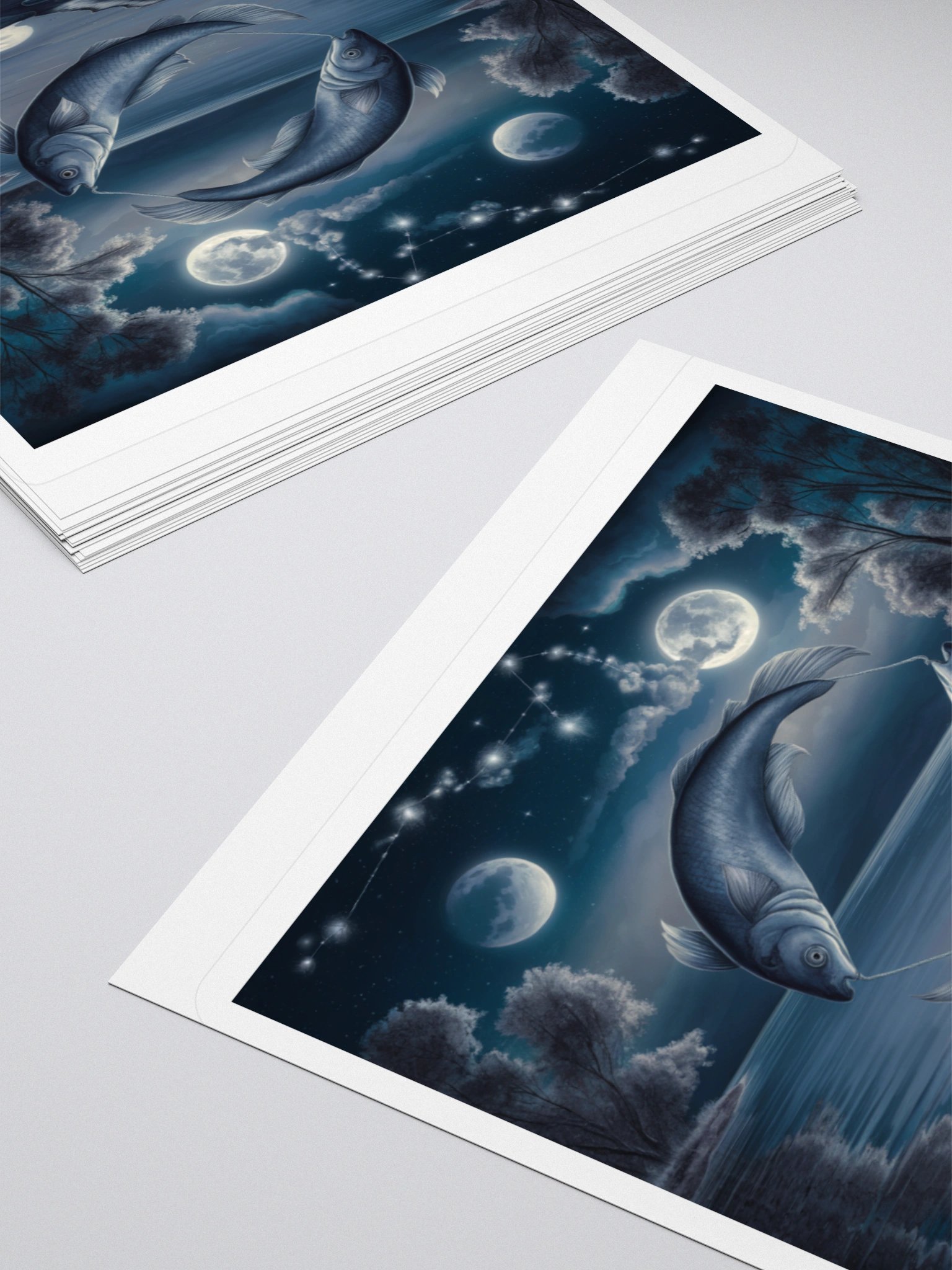 Exclusive Pisces Minimalist Sticker: Dual Fish Design - Perfect for Laptops, Cars, and Astrology Enthusiasts! product image (10)