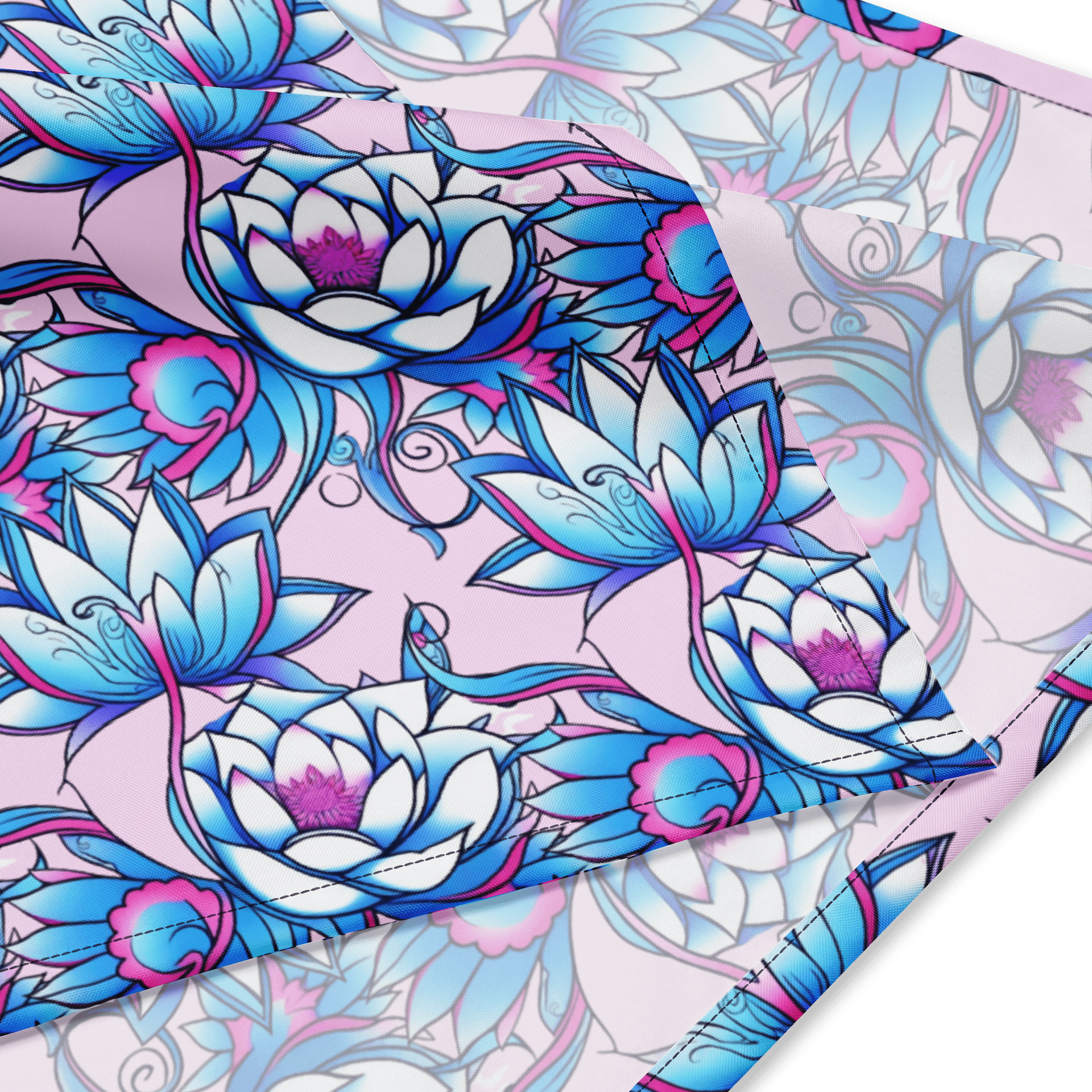 Blue Lotus Bloom - Bandana product image (3)