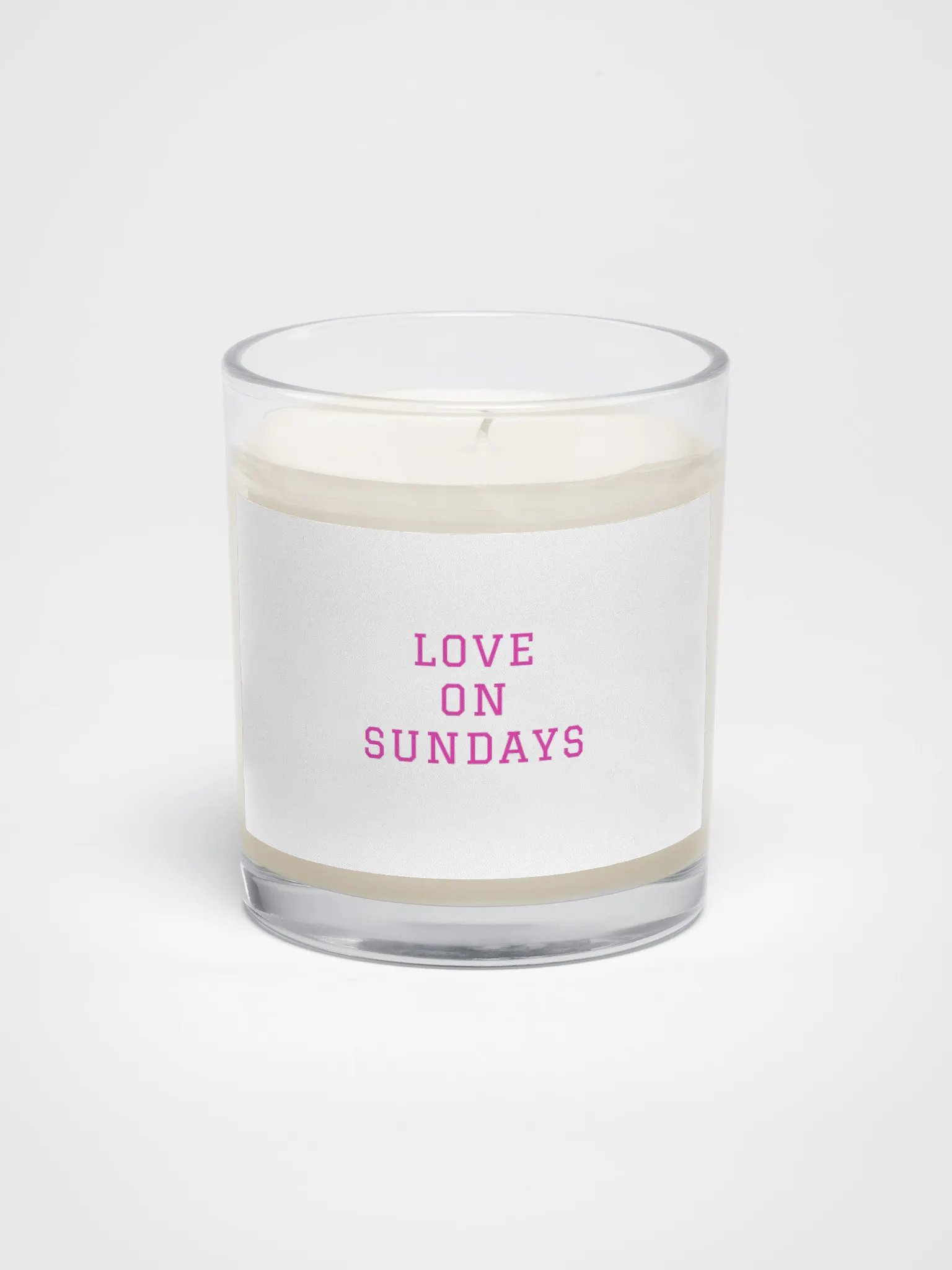 LOVE ON SUNDAYS SOY CANDLE product image (1)