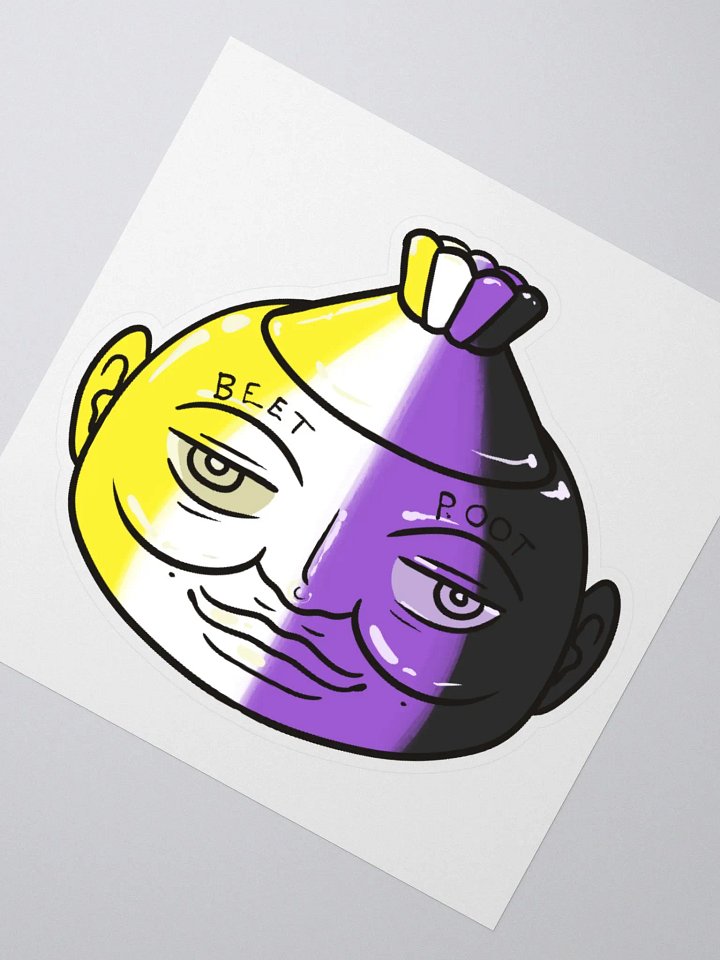 Non-binary Poot bubble free stickers product image (2)