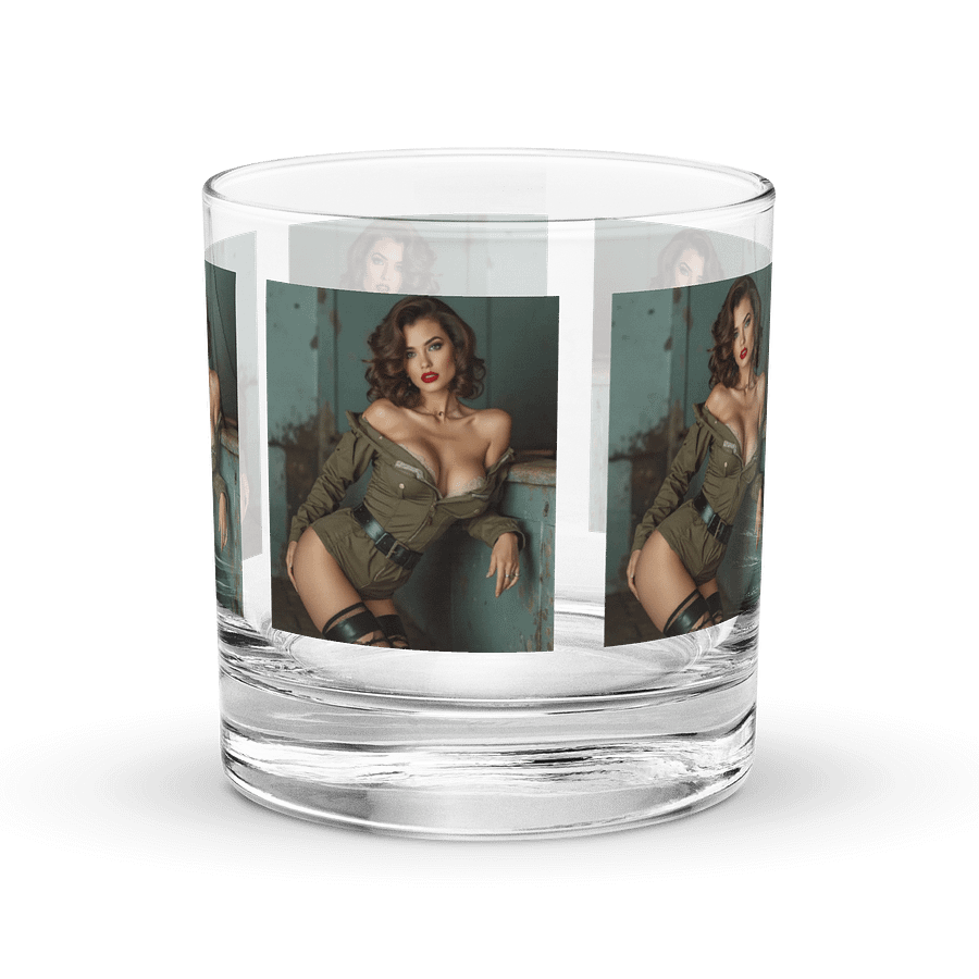 Army Pin-up Rocks Glass product image (2)