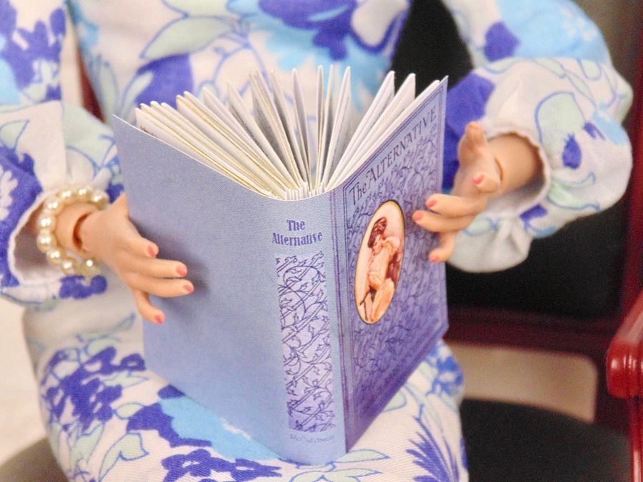 1:6 scale printable PDF books for 12