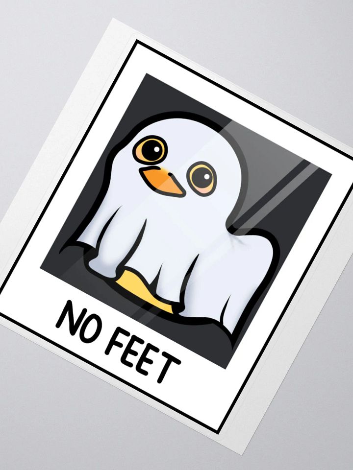 [Beetlejuice] No Feet Polaroid Ghost Duck Sticker product image (2)