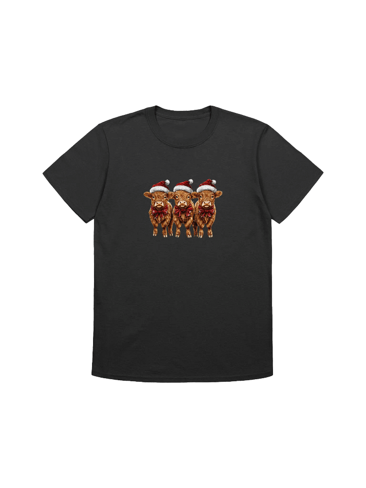 Baby Highland Cows Unisex Christmas T-Shirt product image (4)
