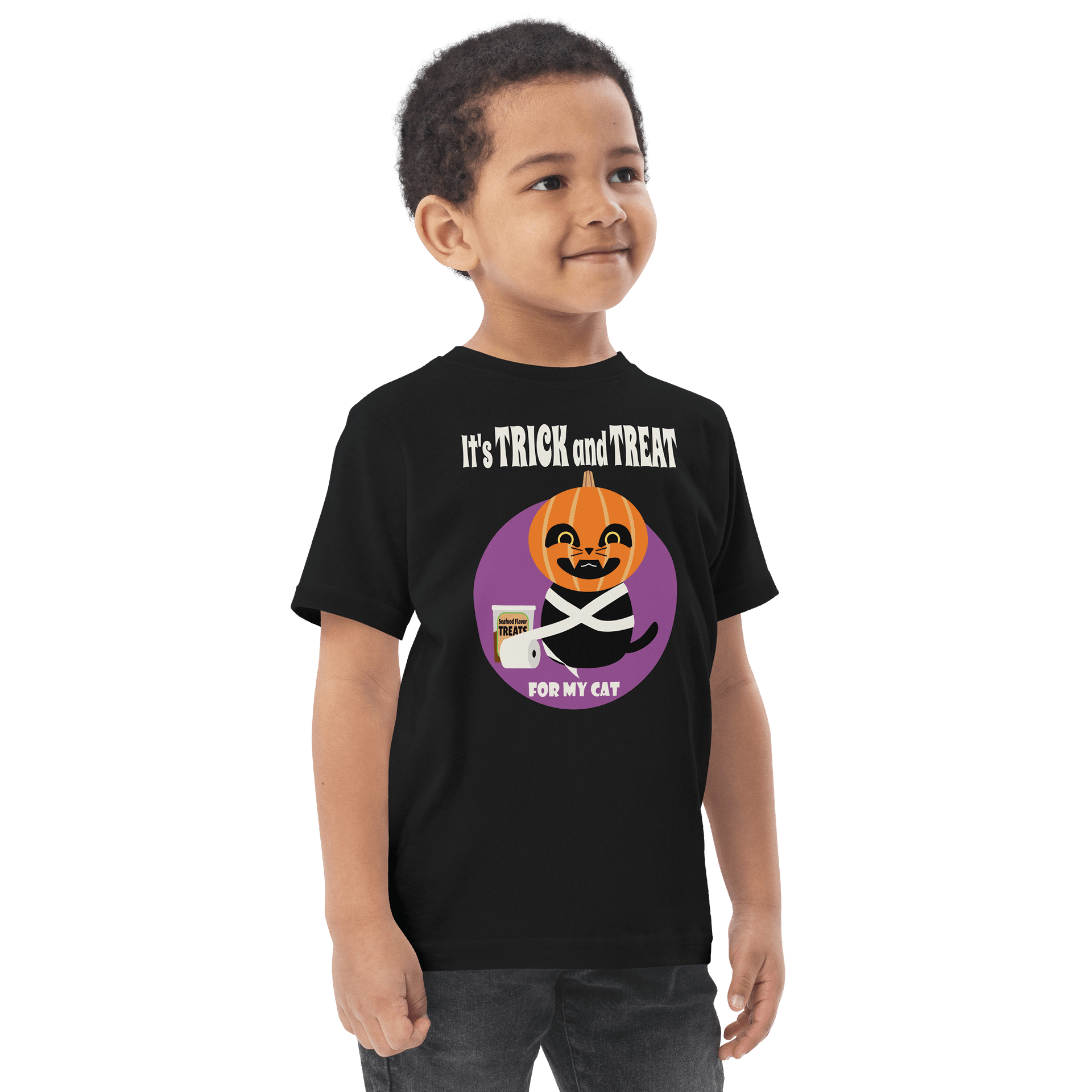 Halloween Cat (Trick and Treat) - Toddler T-shirt product image (2)