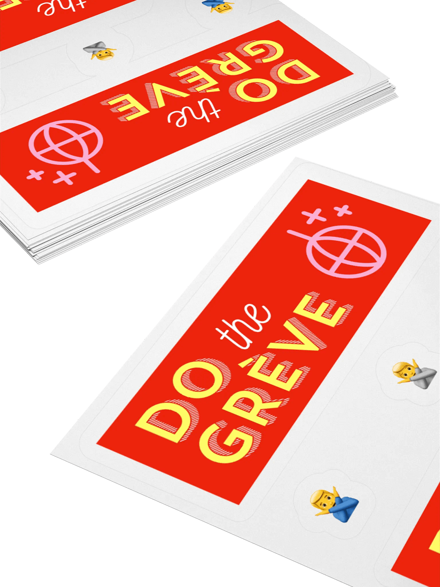 Do the grève • S.T.R.I.K.E. Emoji Edition Stickers Set product image (4)