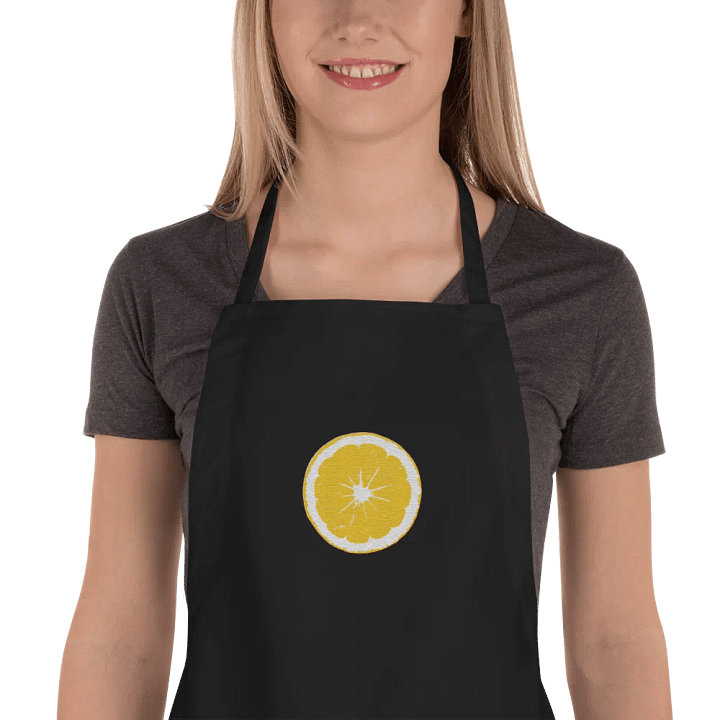 Sweet Lemon | Embroidered Cooking Apron product image (1)