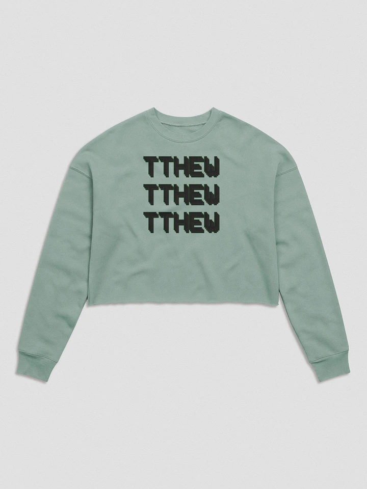 Tthew Logo (Bella+Canvas Women's Fleece Crop Sweatshirt) product image (2)