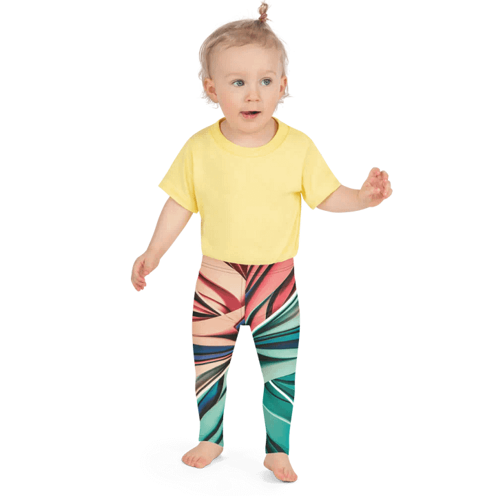 TDS Music Kids Abstract Leggings in Vibrant Colors (Sizes 2T-7) product image (2)