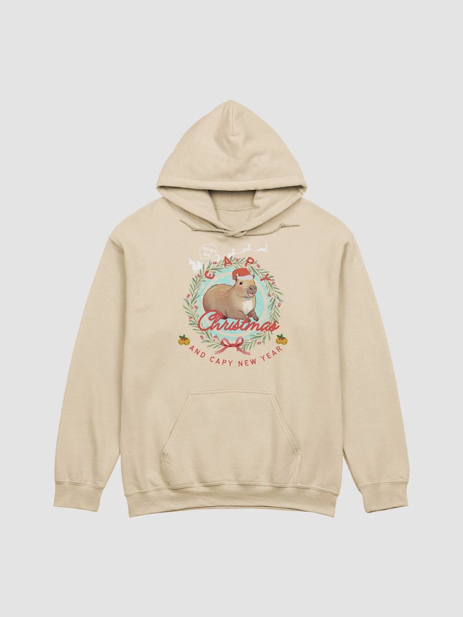 Cappy Christmas Capybara Hoodie product image (100)