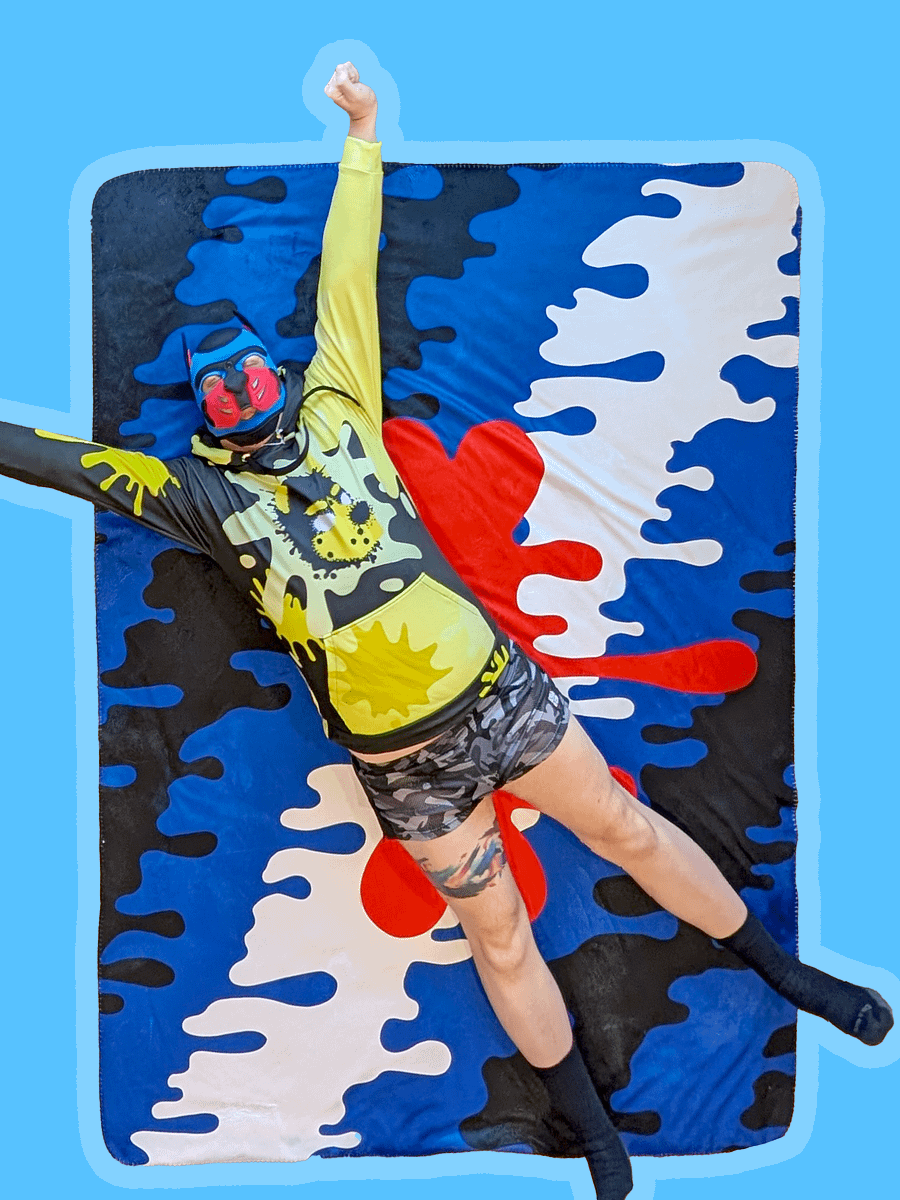 Pup Pride Drip - Sherpa Blanket product image (3)