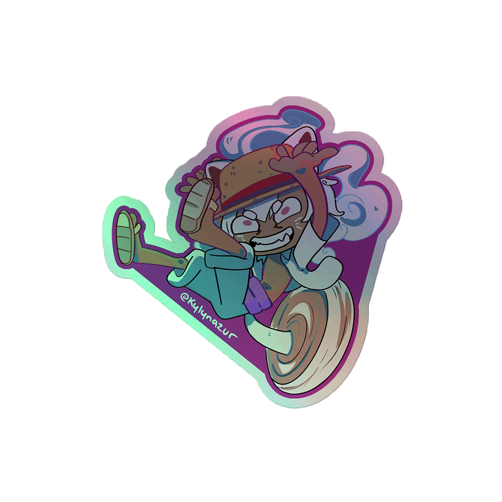Holo Pluffy D. Monkey Sticker product image (2)