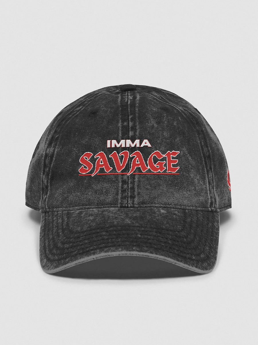 Imma Savage Demin Dad Hat product image (1)