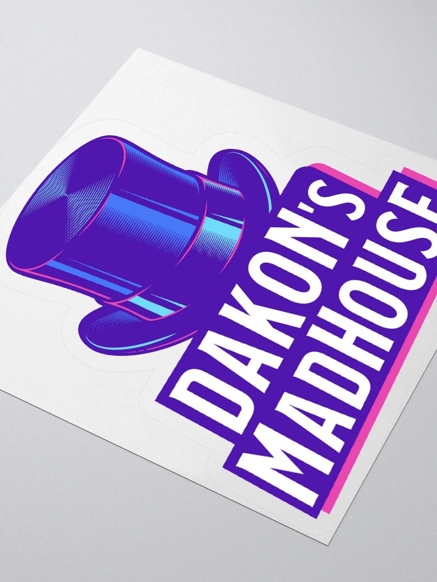 Dakon's Madhouse Signature Sticker product image (3)