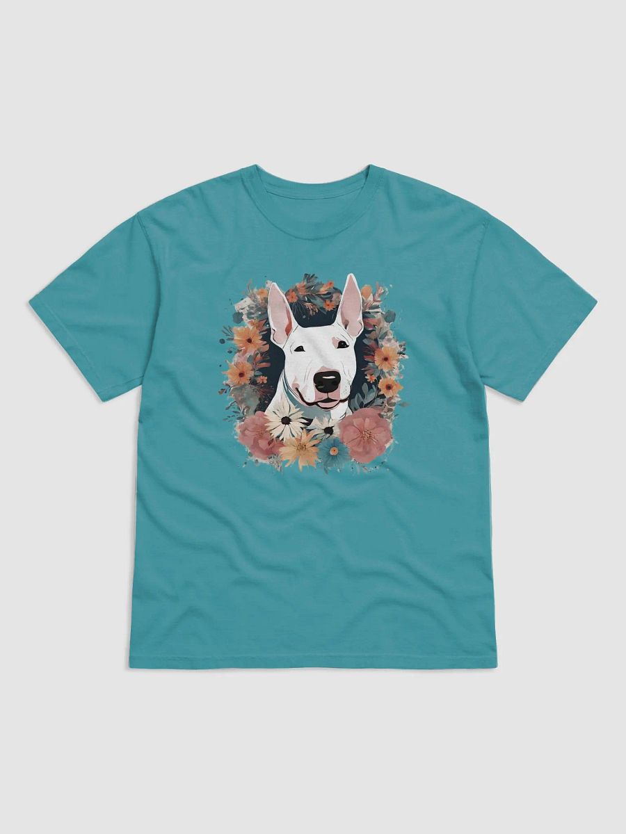 Floral Bull Terrier Comfort Colors T-Shirt product image (18)