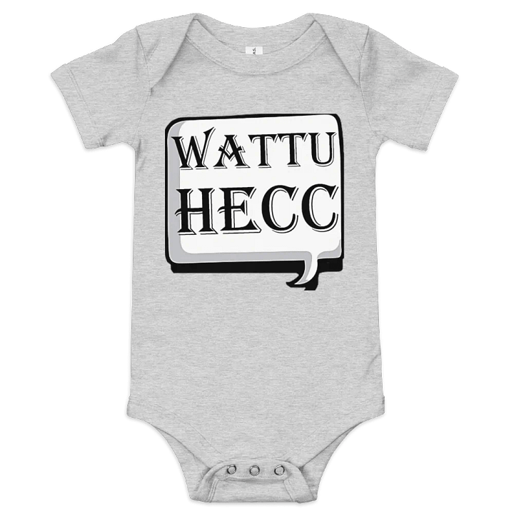 wattuhecc Bella+Canvas Baby Short Sleeve One Piece product image (4)