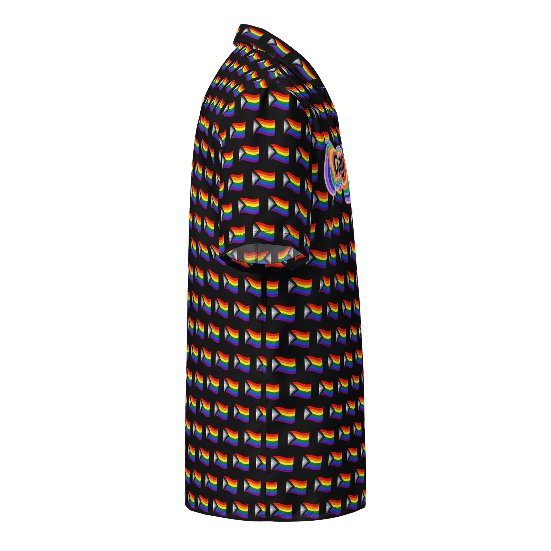 LGBTQIAP2S+ 2025, Rainbow Gay, Button Up Shirt product image (4)