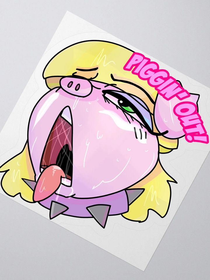 Piggin' out! Sticker product image (2)
