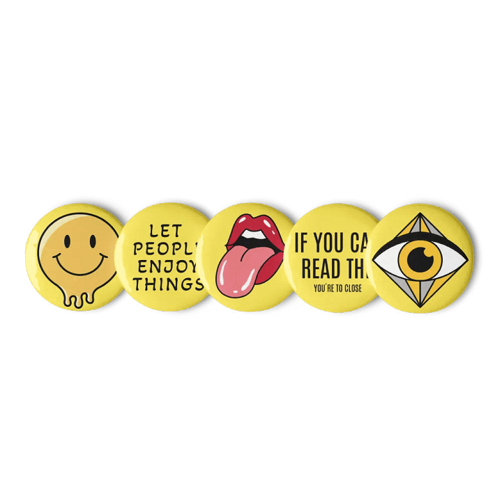 Melting Emotions Pin Button Set product image (1)
