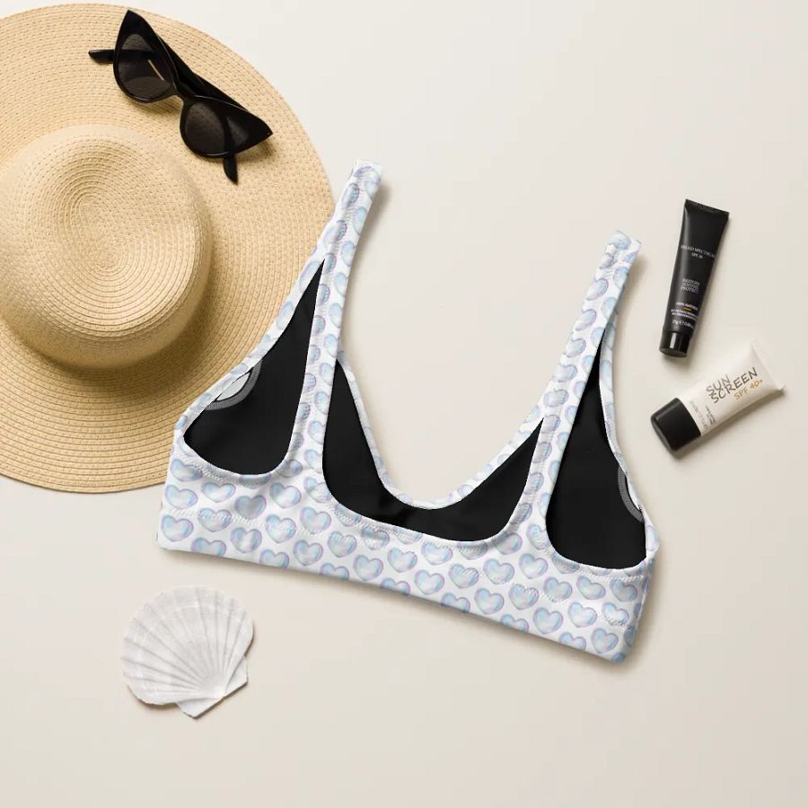 Padded Heart bubble Bikini Top product image (6)